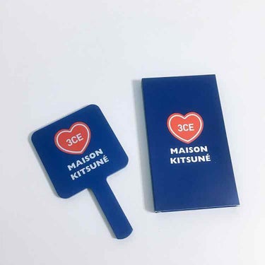 MAISON KITSUNE SQUARE MINI HAND MIRROR/3CE/その他を使ったクチコミ（1枚目）