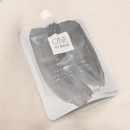 ダブル ブラック ウォッシャー/ONE BY KOSE/その他洗顔料を使ったクチコミ(1枚目)