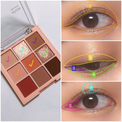 ワンピックアイシャドウパレット/APLIN/アイシャドウパレットを使ったクチコミ(6枚目)