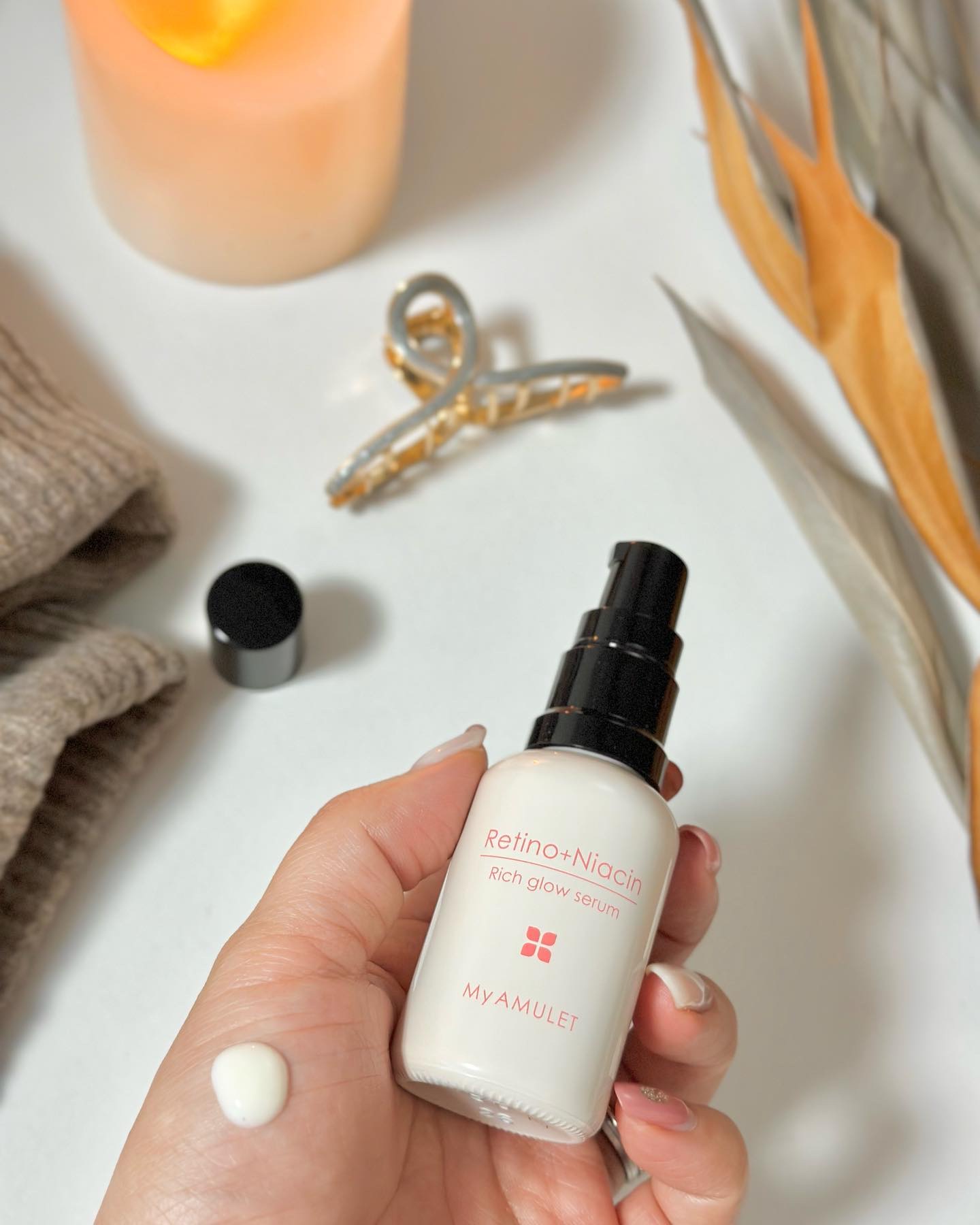 リッチグロウセラム/My AMULET/美容液を使ったクチコミ（3枚目）