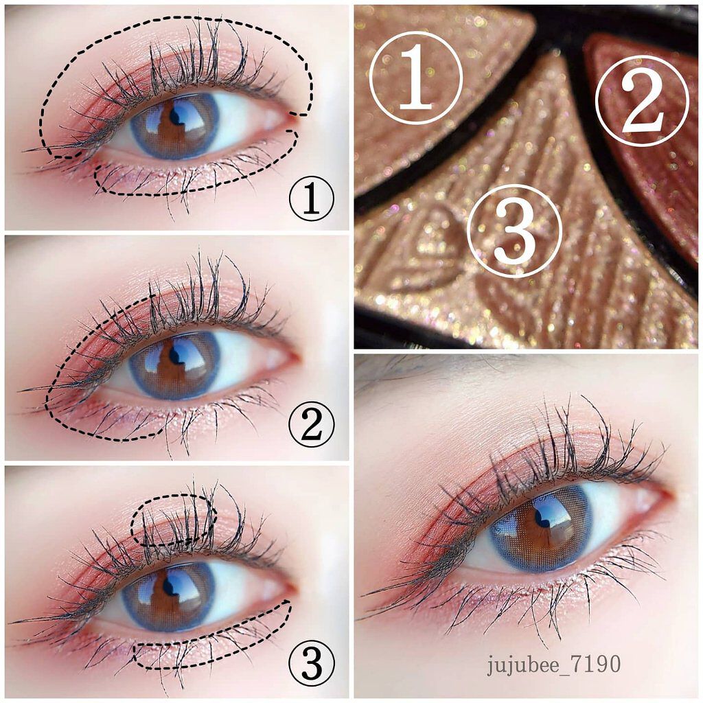 ジューシーピュアアイズ/キャンメイク/アイシャドウパレットを使ったクチコミ（2枚目）