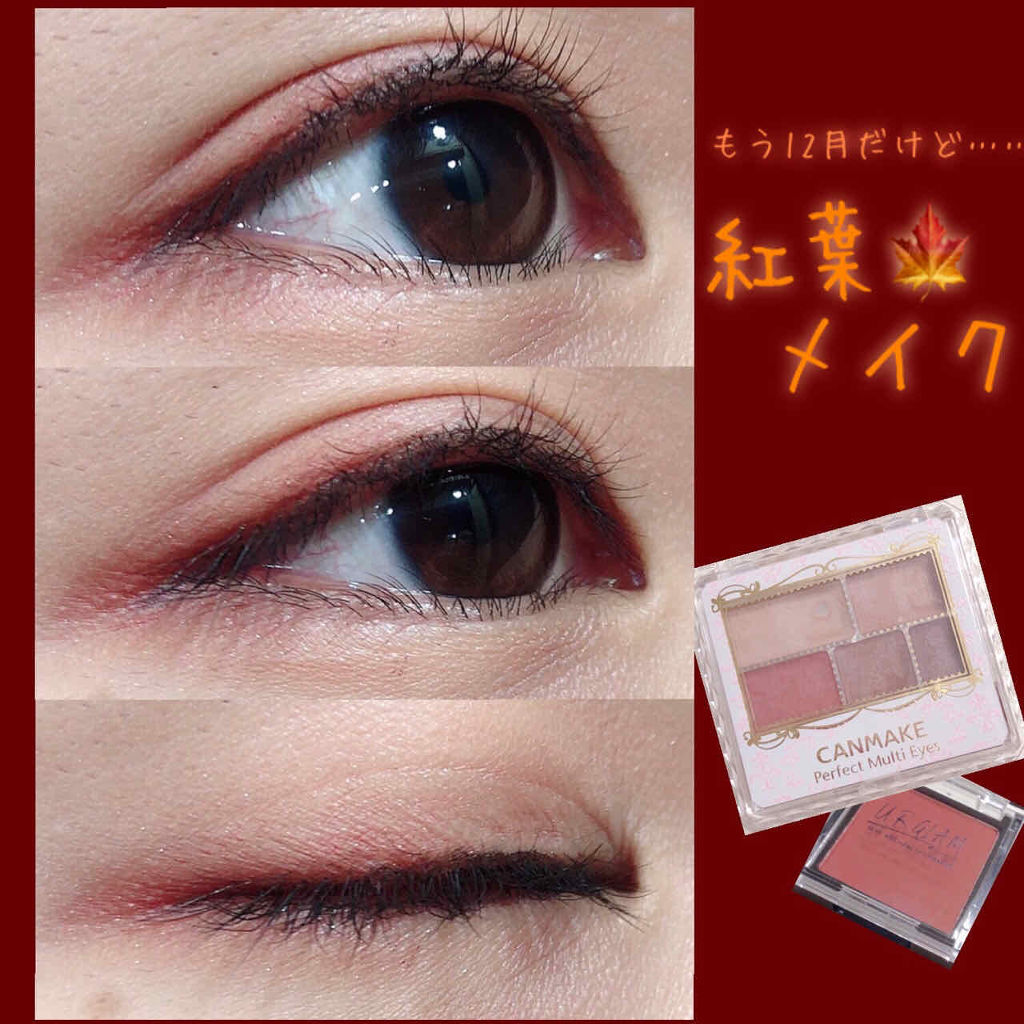 パーフェクトマルチアイズ/キャンメイク/アイシャドウパレットを使ったクチコミ（1枚目）