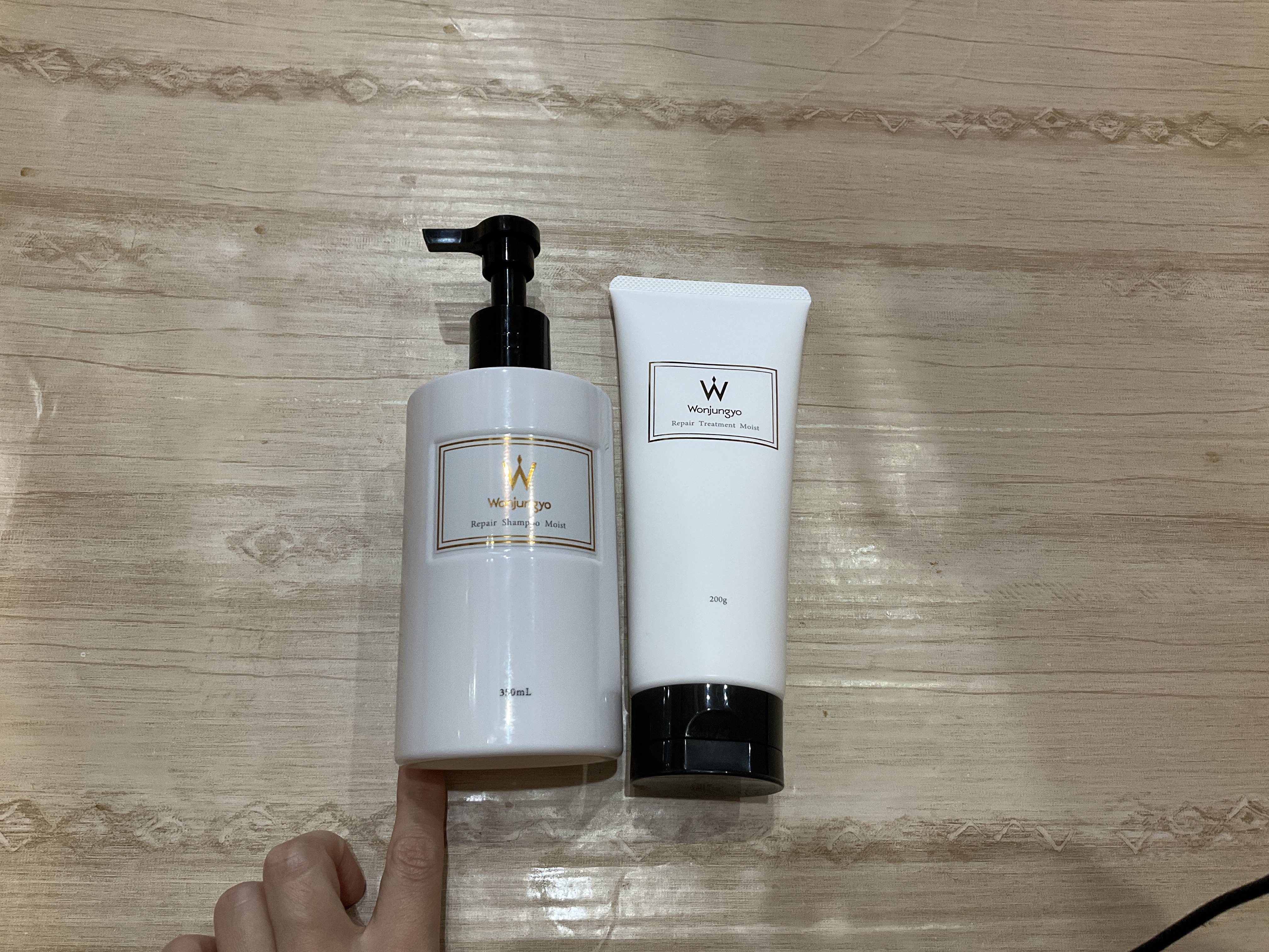 ウォンジョンヨ リペアシャンプー モイスト／リペアトリートメント モイスト/Wonjungyo/市販シャンプーを使ったクチコミ（1枚目）