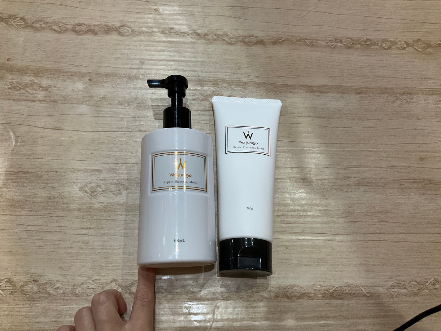 ウォンジョンヨ リペアシャンプー モイスト/リペアトリートメント モイスト/Wonjungyo/市販シャンプーを使ったクチコミ(1枚目)