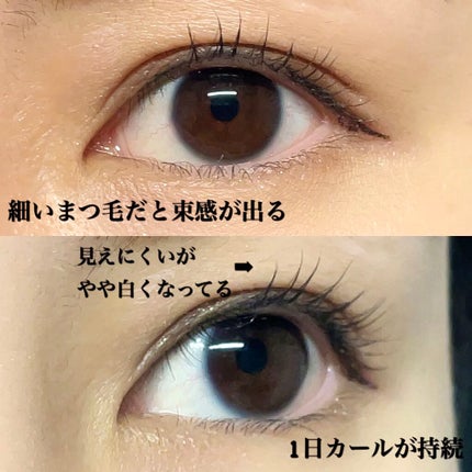 耐久カールマスカラ/CEZANNE/マスカラを使ったクチコミ(3枚目)