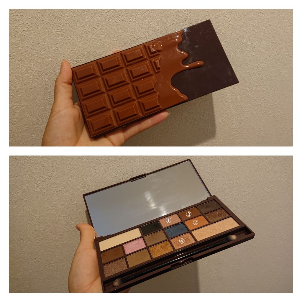 アイラブチョコレート/MAKEUP REVOLUTION/アイシャドウパレットを使ったクチコミ（1枚目）