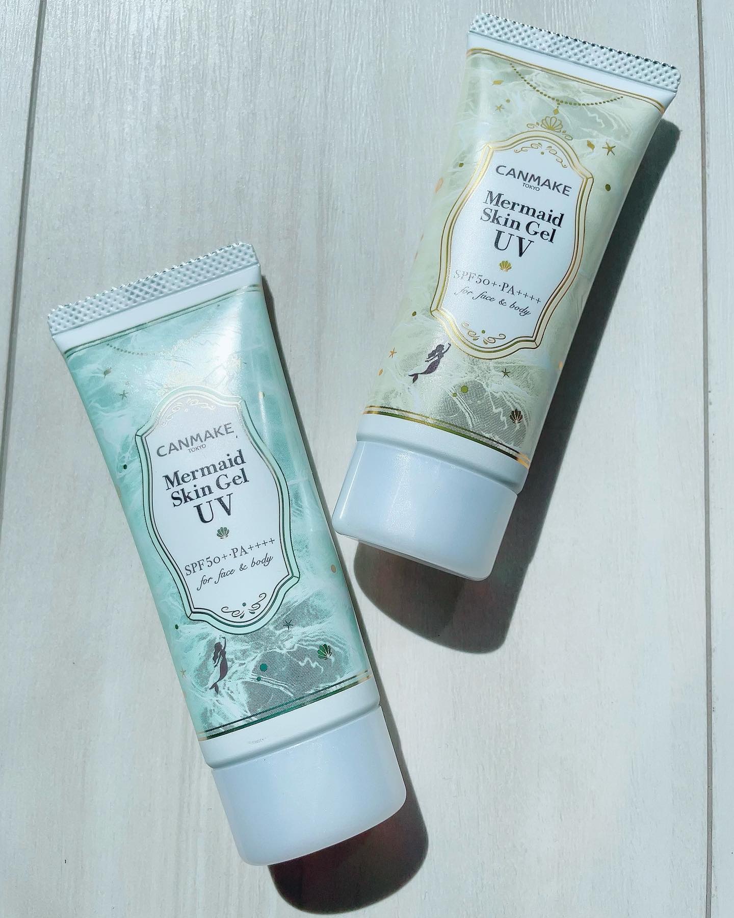 マーメイドスキンジェルUV/キャンメイク/日焼け止めジェルを使ったクチコミ（1枚目）
