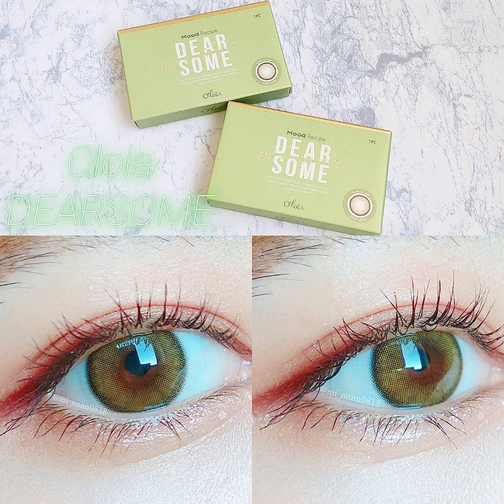 ディアサム(DearSome)/OLOLA/カラーコンタクトレンズを使ったクチコミ（1枚目）