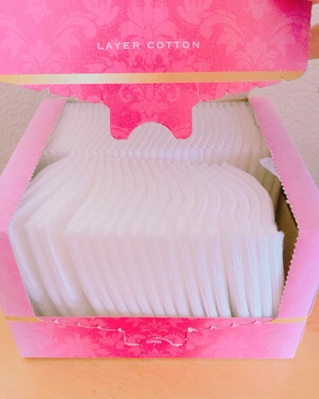 めくるコットン大きめサイズ/コットン・ラボ/コットンを使ったクチコミ(2枚目)