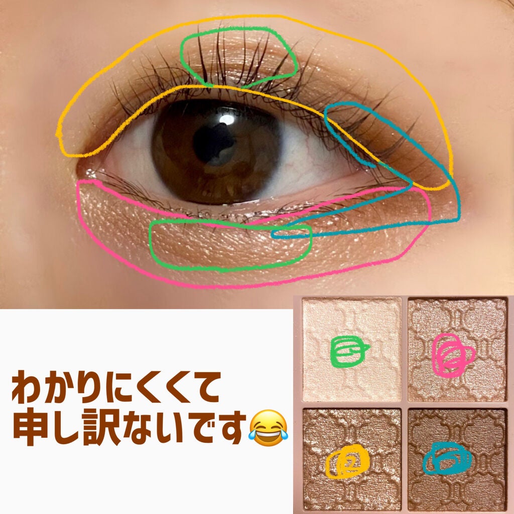 グロッシーリッチ アイズ N/Visée/アイシャドウパレットを使ったクチコミ(2枚目)