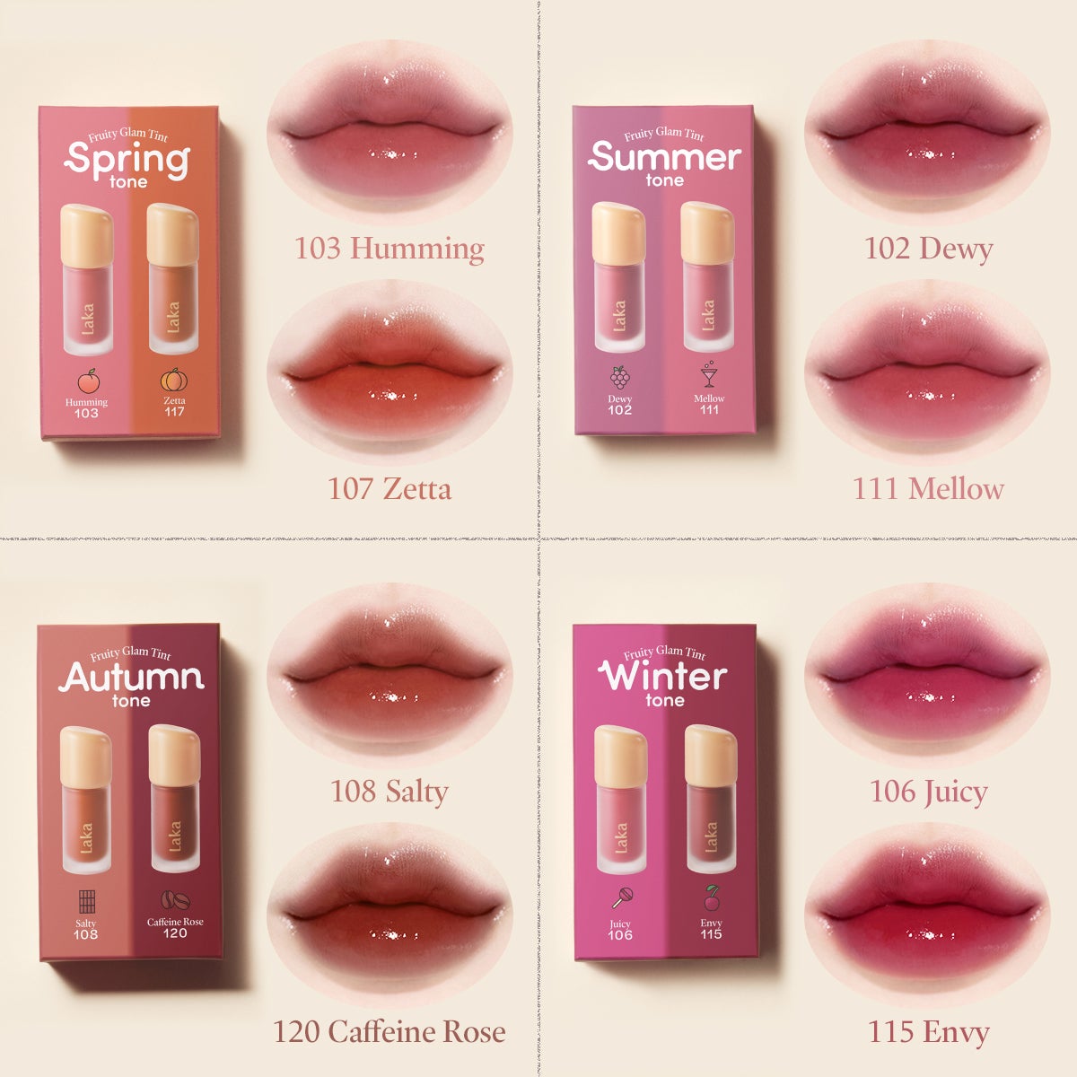 偉大な Laka(ラカ) on ミニティントエディション 「【近日発売】 LIPS 口紅