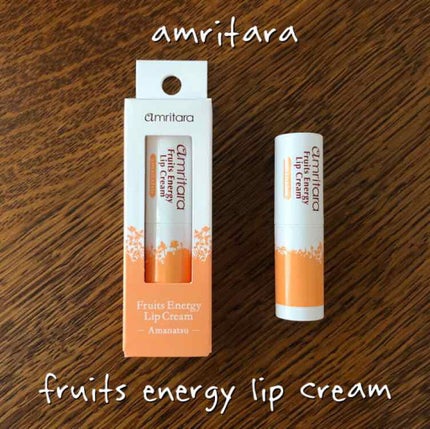 フルーツエナジーリップクリーム/AMRITARA/リップグロスを使ったクチコミ(1枚目)