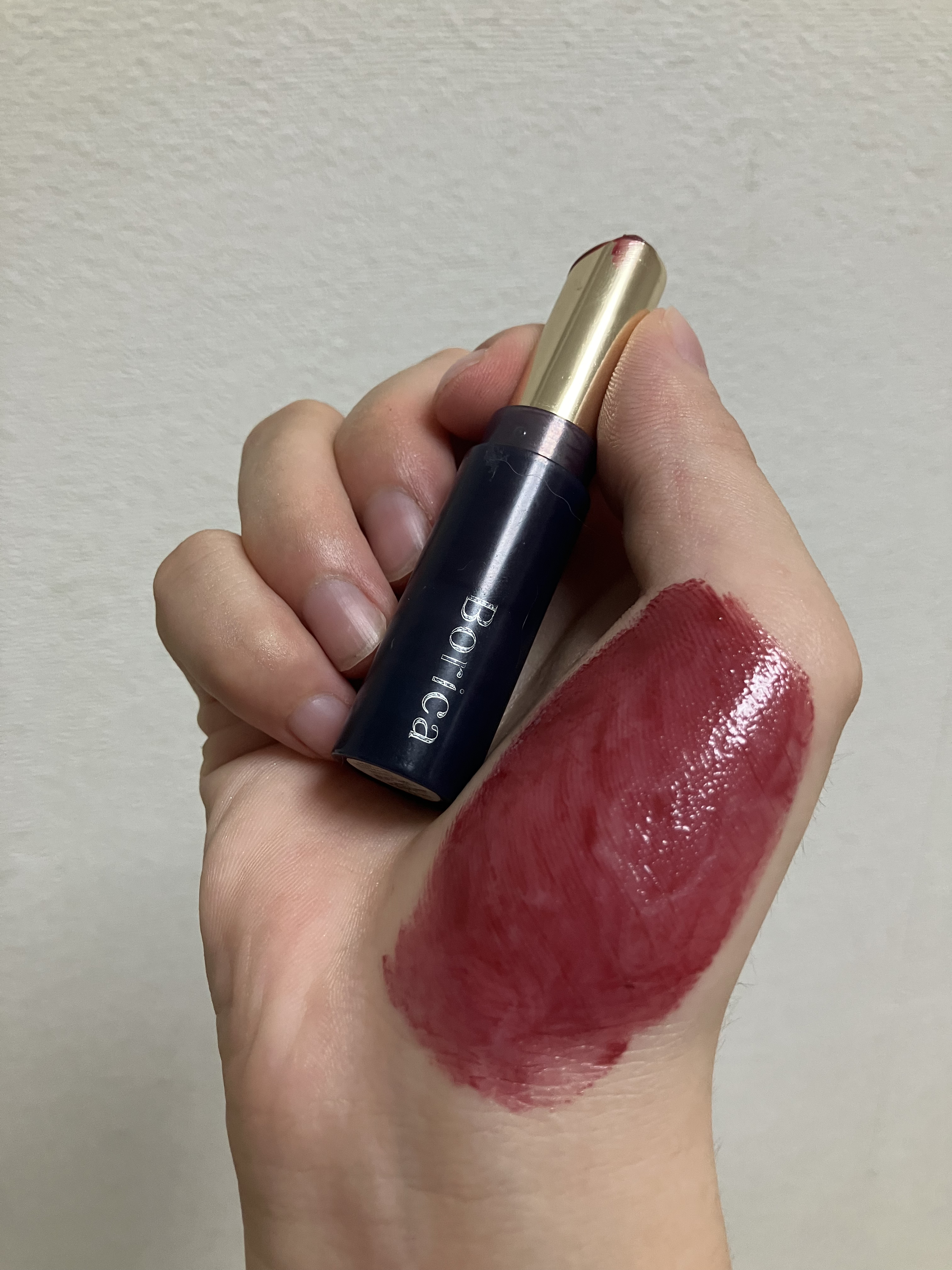 スティックプランパー エクストラセラム 01 Amber Red(アンバーレッド)/Borica/リッププランパーを使ったクチコミ（2枚目）