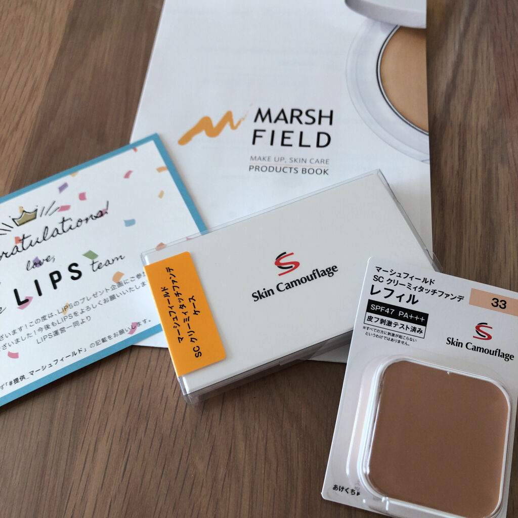 マーシュフィールド SC クリーミィタッチファンデ 33/マーシュ・フィールド/クリーム・エマルジョンファンデーションを使ったクチコミ（2枚目）