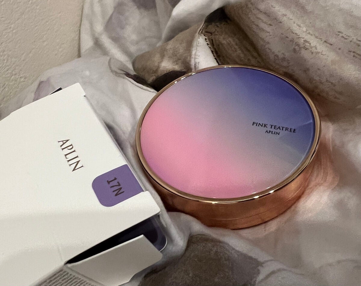 ピンクティーツリーカバークッション/APLIN/クッションファンデーションを使ったクチコミ(2枚目)