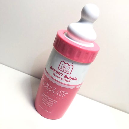 マジックバブルエッセンスパック(ピンク) /BAKER7/洗い流すパック・マスクを使ったクチコミ(1枚目)