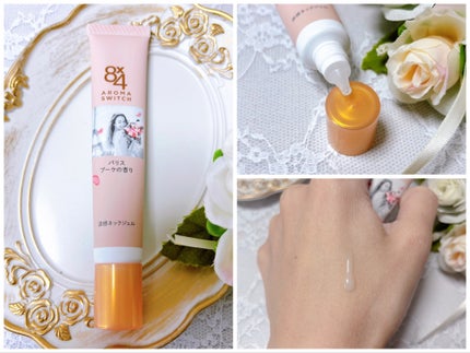 8x4 アロマスイッチ 涼感ネックジェル パリスブーケの香り/8x4/デオドラント・制汗剤を使ったクチコミ(2枚目)