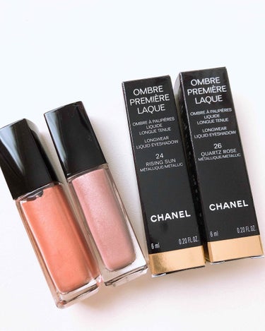 CHANEL
オンブル プルミエールラック
26 クオーツ ローズ
24 ライジング サン(限定)
税抜き3,900円です✨


可愛い～😆💗
26番のカラーは定番なので、ゆくゆく買うつもりだったんです