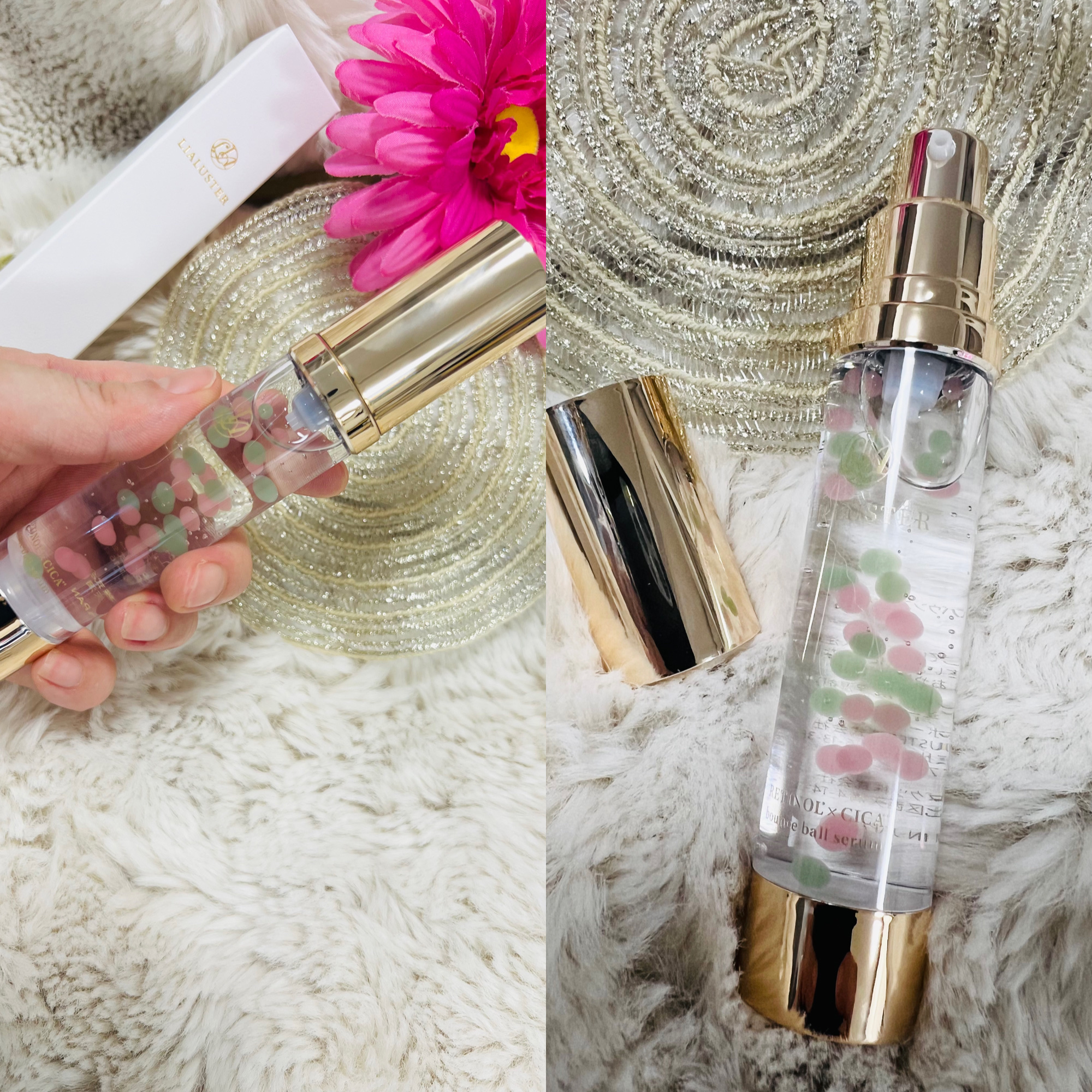 レチノール×シカ バウンスボールセラム/LIALUSTER/美容液を使ったクチコミ（2枚目）