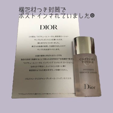 Dior カプチュール トータル インテンシブ エッセンス ローションのクチコミ「【パルファン・クリスチャン・ディオール・ジャポン株式会社】
カプチュール トータル インテンシ.....」（2枚目）