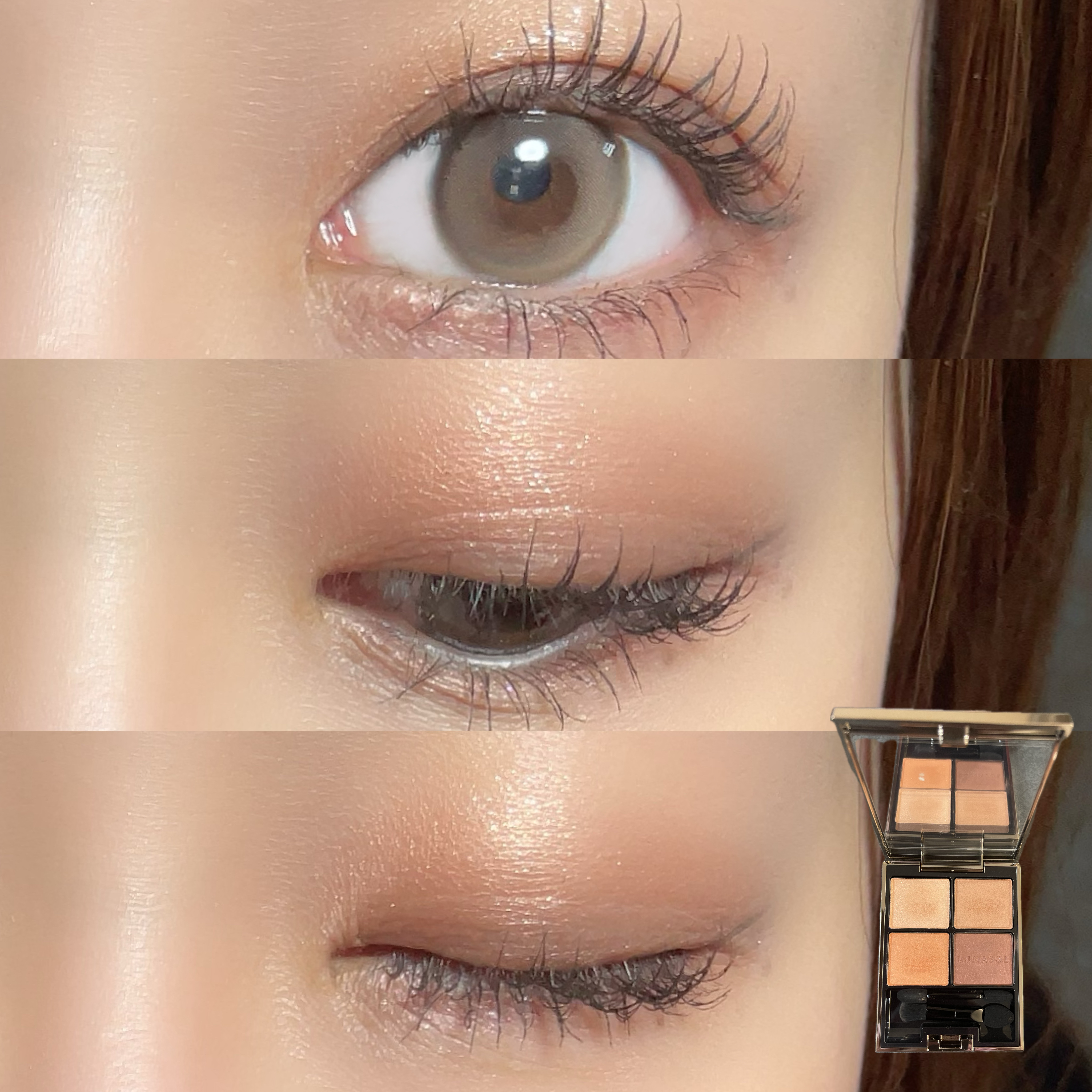 アイカラーレーション/LUNASOL/アイシャドウパレットを使ったクチコミ（1枚目）