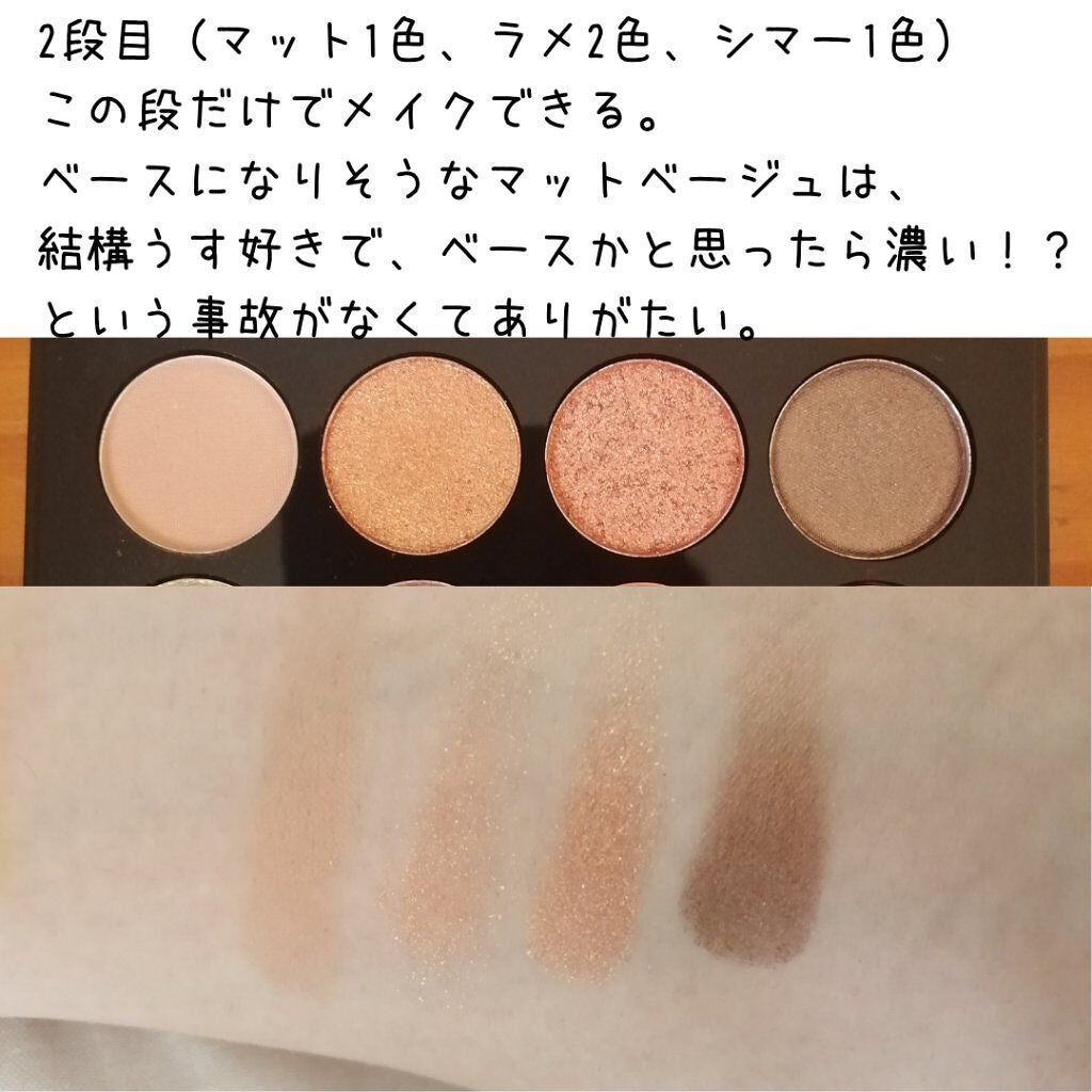 大英博物館 エジプトシリーズ アイシャドウパレット/ZEESEA/アイシャドウパレットを使ったクチコミ(4枚目)