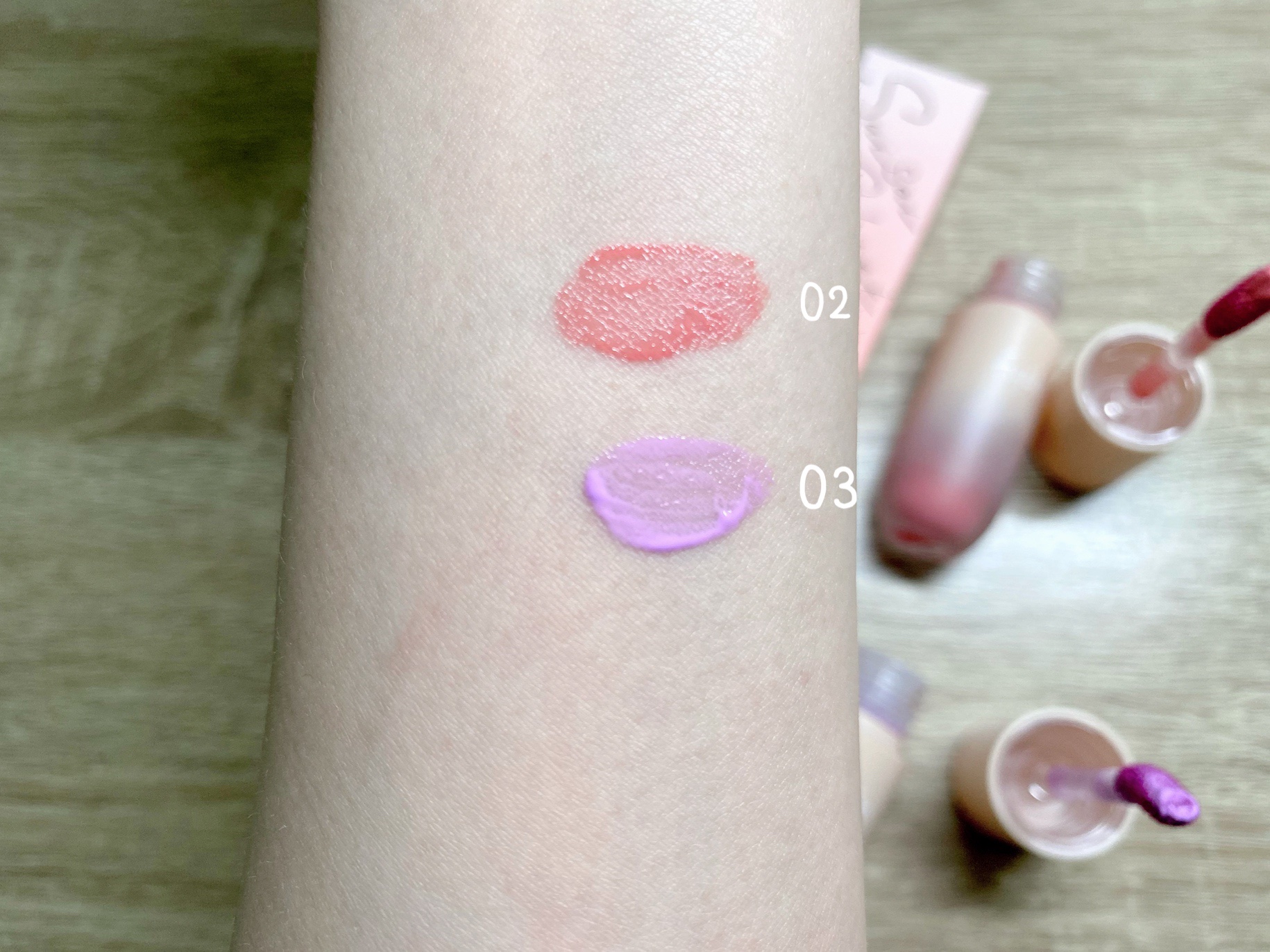 ⽔彩チーク/Fujiko/リキッドチークを使ったクチコミ（3枚目）