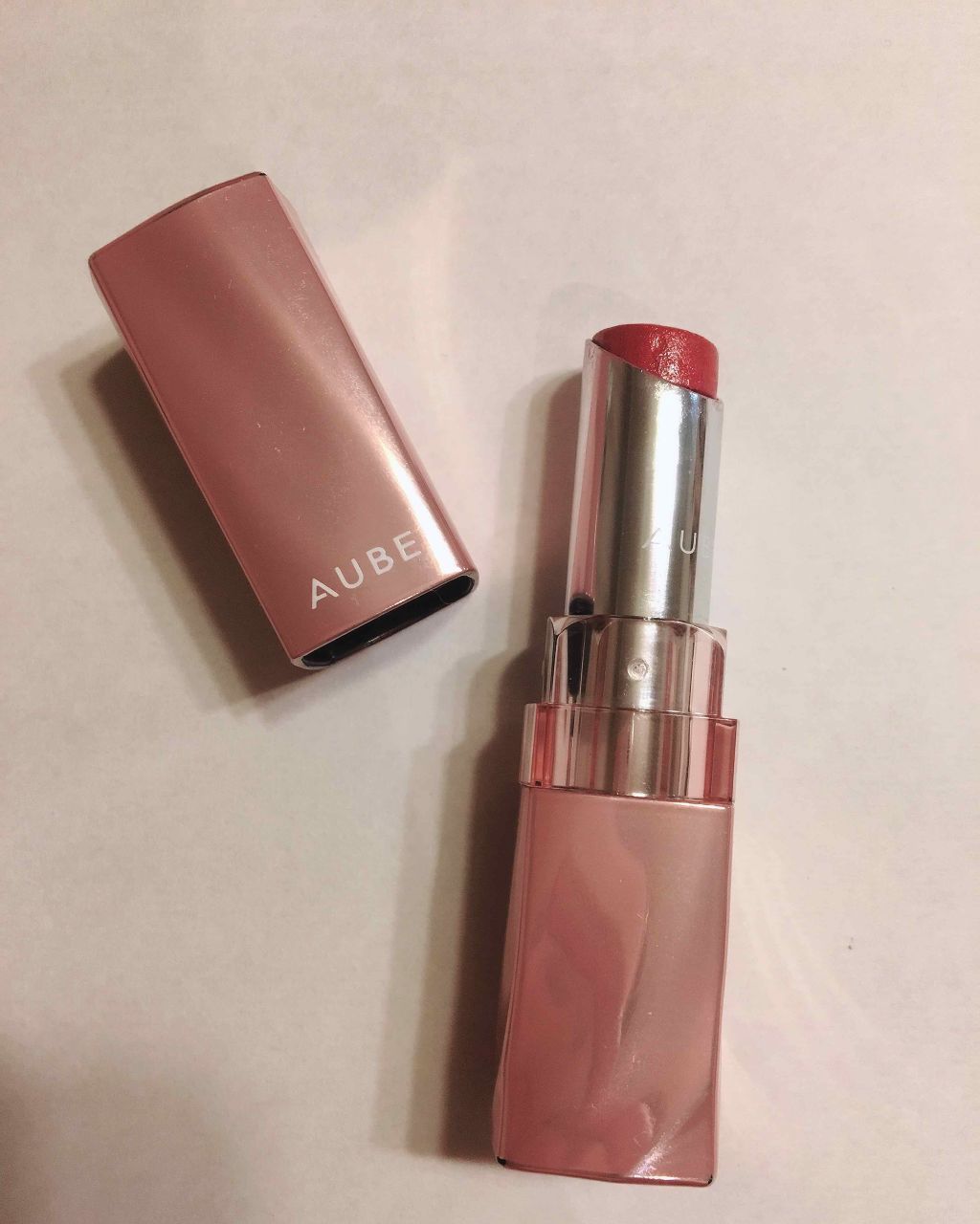 ロングキープルージュ/AUBE/口紅を使ったクチコミ(1枚目)