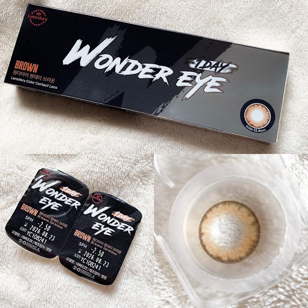 ワンダーアイ/ANN365LENS/カラーコンタクトレンズを使ったクチコミ（2枚目）