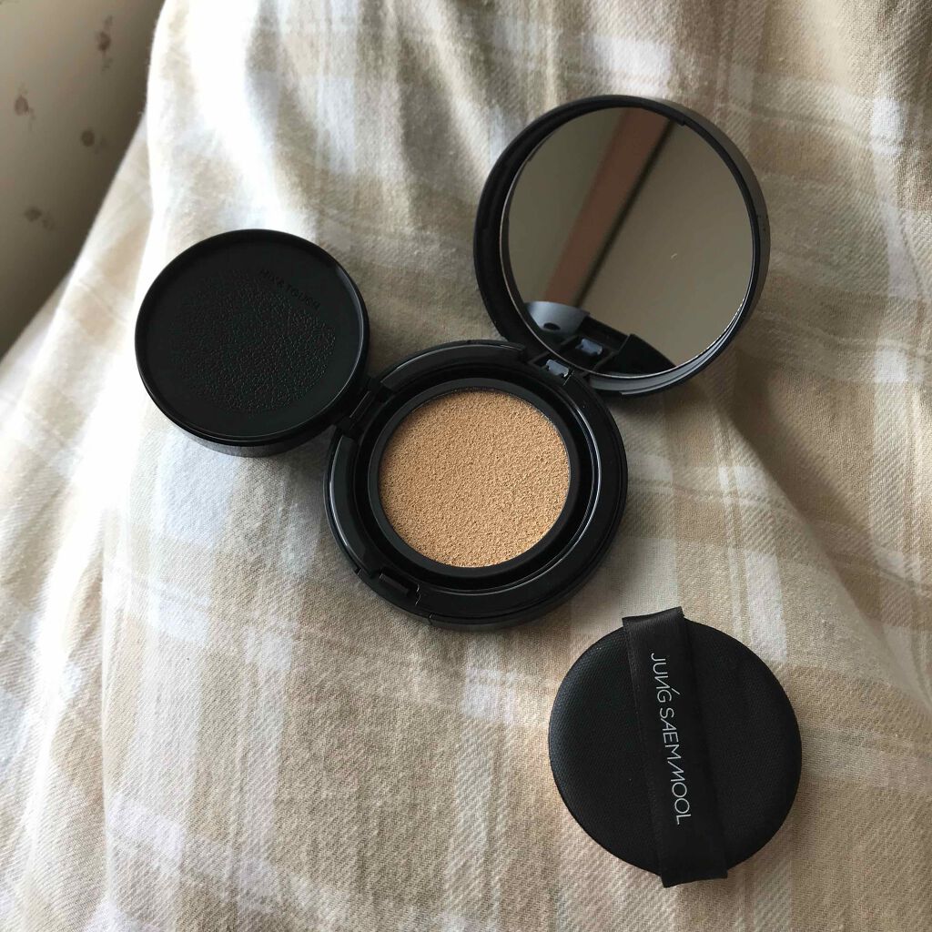 エッセンシャル スキン ヌーダー クッション Fair(本体+リフィル)/JUNG SAEM MOOL/クッションファンデーションを使ったクチコミ（3枚目）