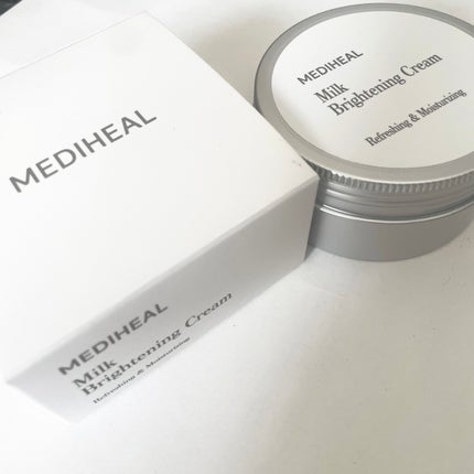 ミルクブライトニングクリーム/MEDIHEAL/フェイスクリームを使ったクチコミ(1枚目)