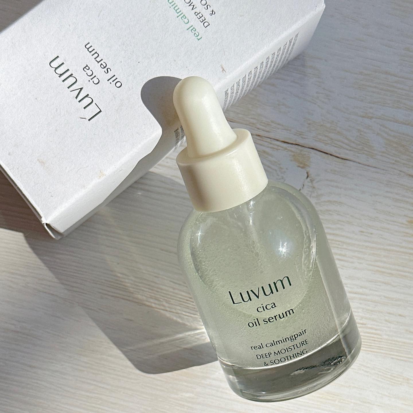 カーミングリペア若葉のシカオイルセラム/Luvum/美容液を使ったクチコミ（1枚目）