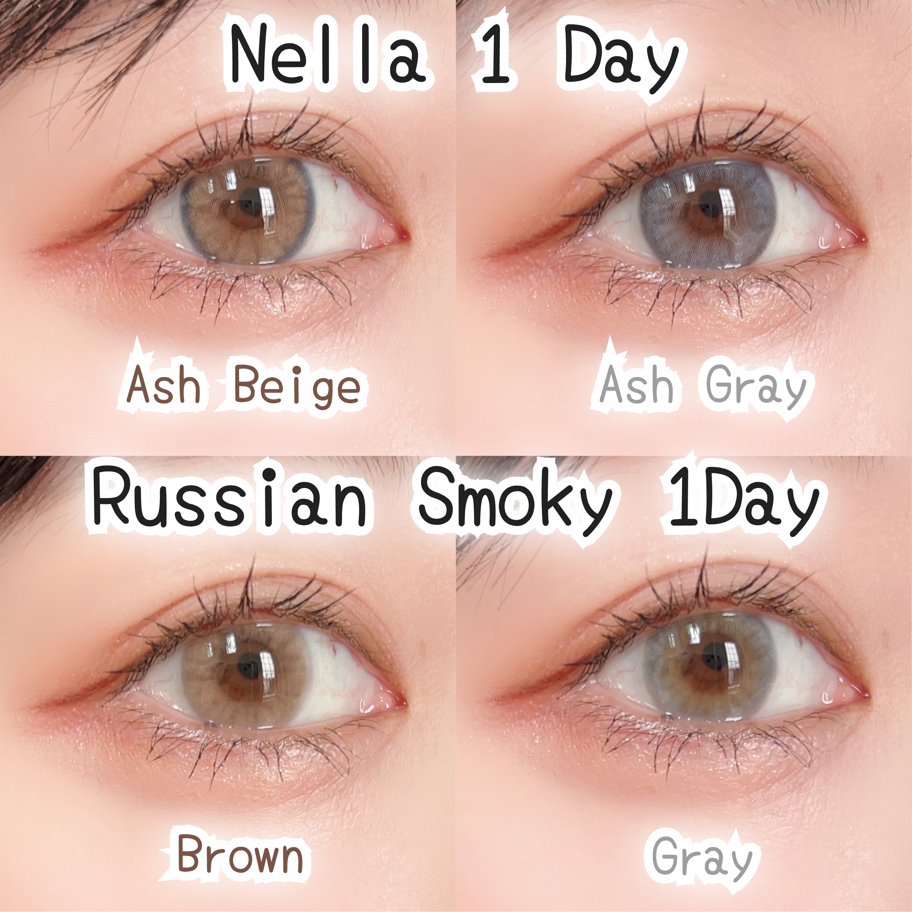 ロシアンスモーキー/OLENS/カラーコンタクトレンズを使ったクチコミ（1枚目）