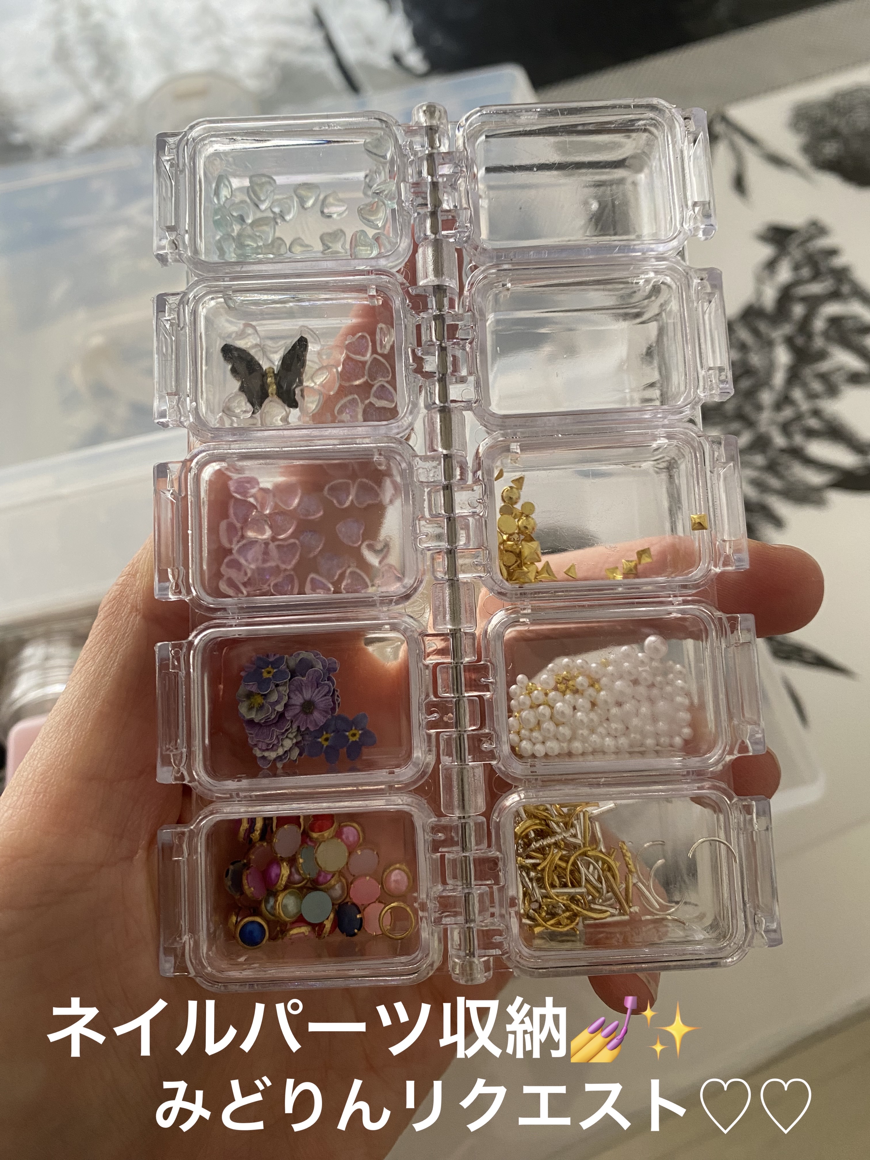 ネイルパーツ/セリア/ネイルチップ・パーツを使ったクチコミ（1枚目）
