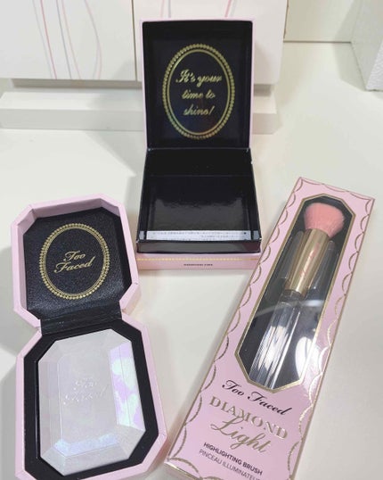 ダイヤモンドライト マルチユース ハイライター/Too Faced/パウダーハイライトを使ったクチコミ(2枚目)