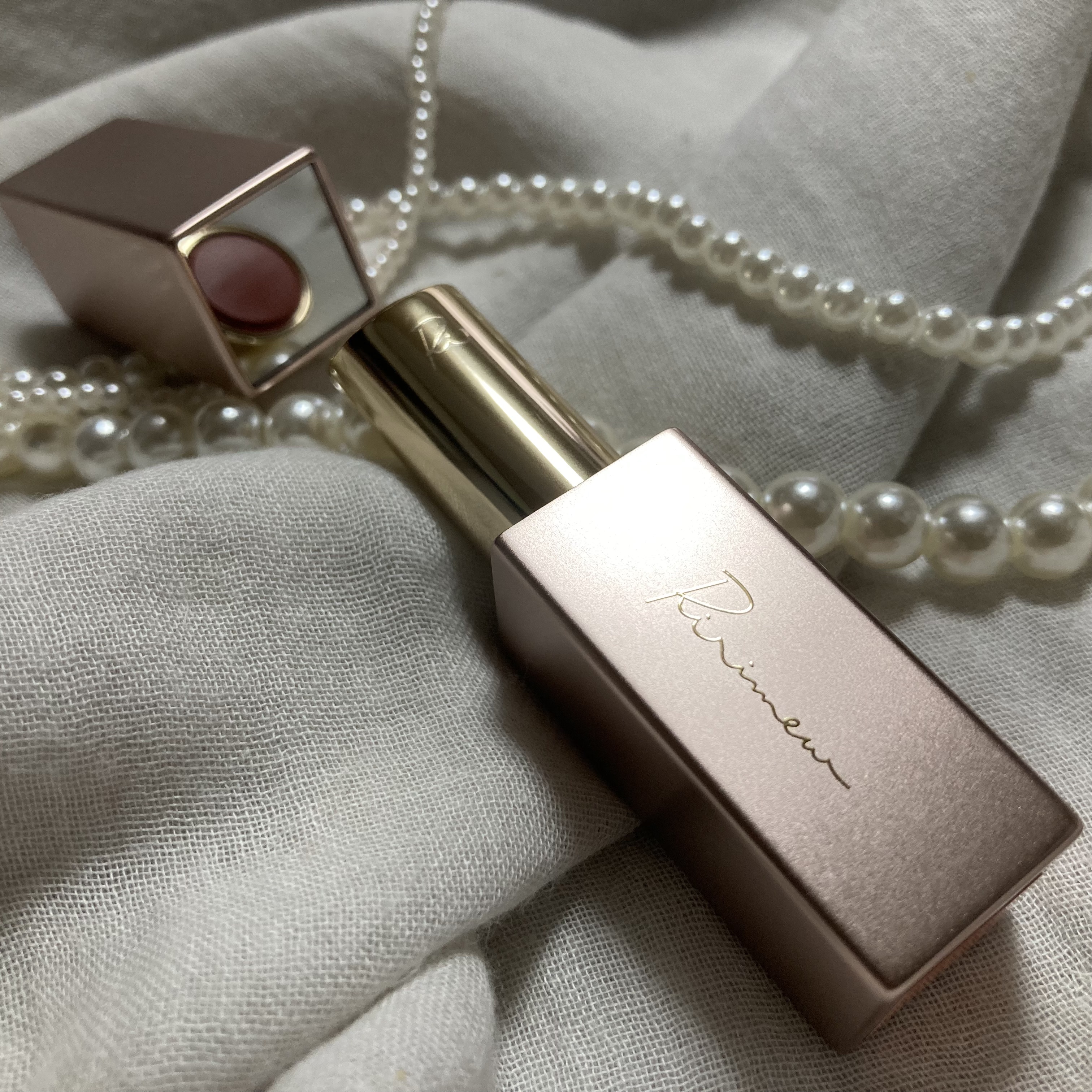 リリミュウ バタールージュ/Ririmew/口紅を使ったクチコミ（2枚目）