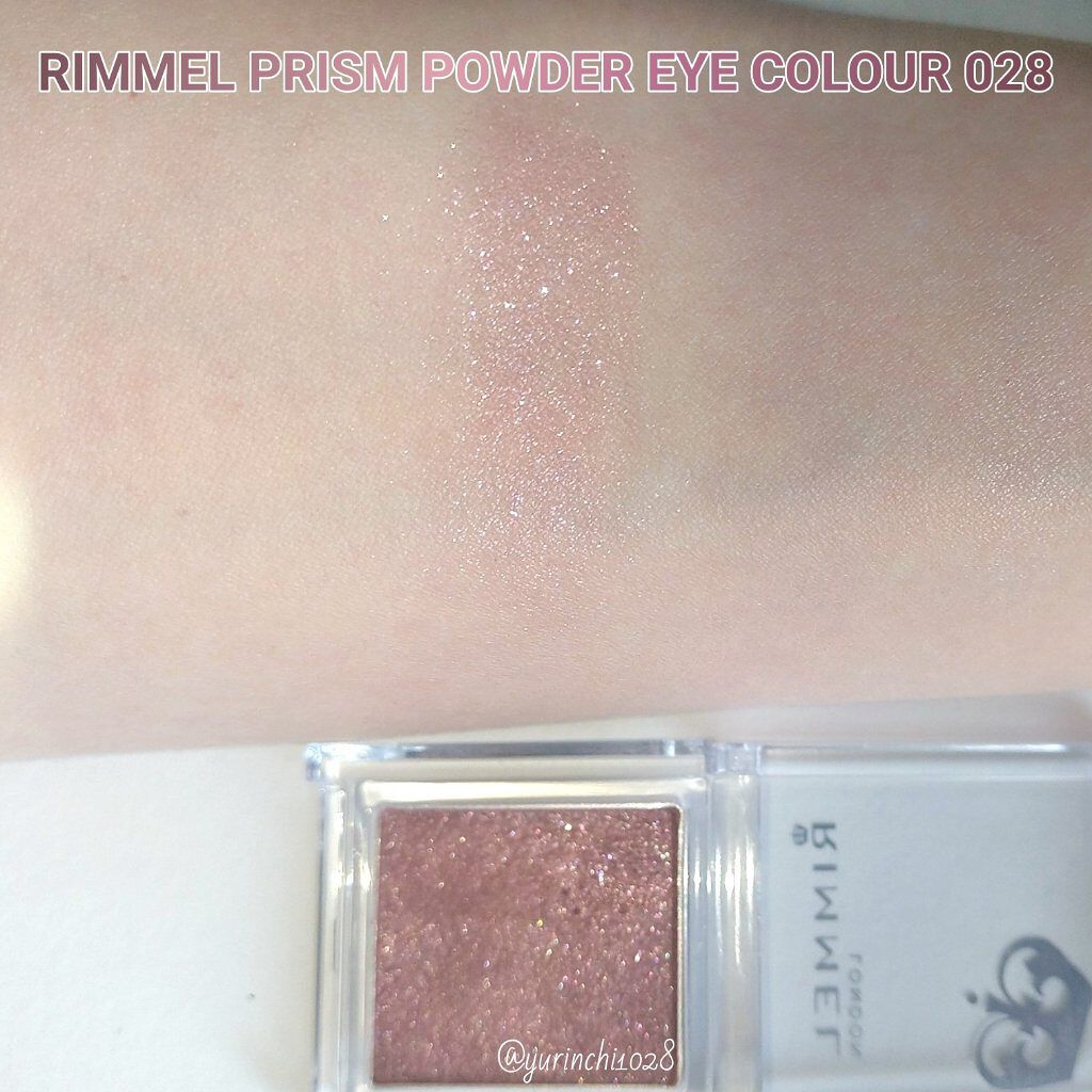 プリズム パウダーアイカラー 028 ローズモーヴ/リンメル ロンドン/単色アイシャドウを使ったクチコミ（3枚目）