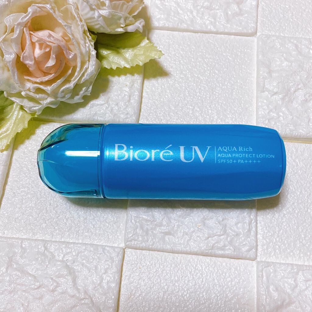ビオレUV アクアリッチ アクアプロテクトローション(水層パック)/ビオレ/日焼け止めローションを使ったクチコミ（1枚目）