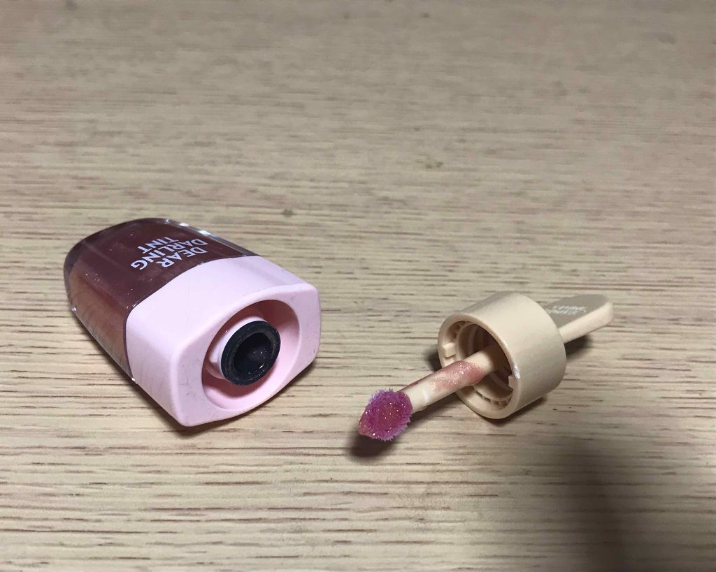 ディアダーリン ウォータージェルティント (アイスティント)/ETUDE/口紅を使ったクチコミ(2枚目)