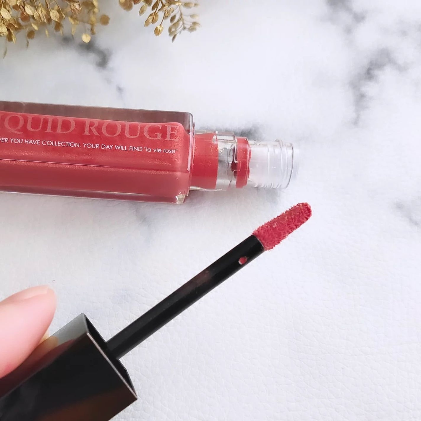 リキッドルージュ/ワトゥサ/口紅を使ったクチコミ(3枚目)