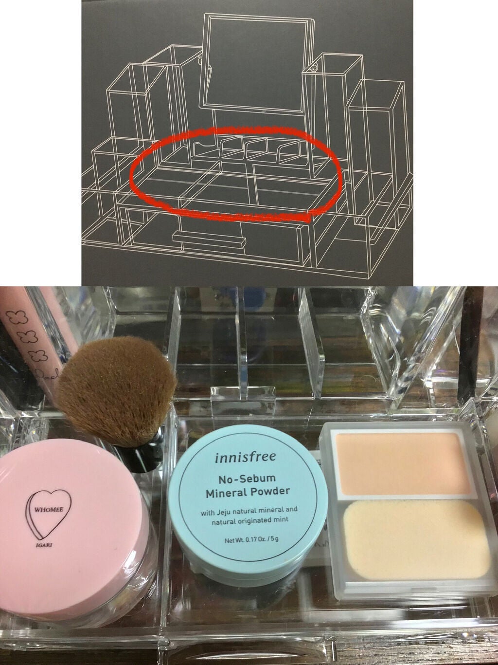 クリアドレッサー収納/3COINS/その他を使ったクチコミ(5枚目)