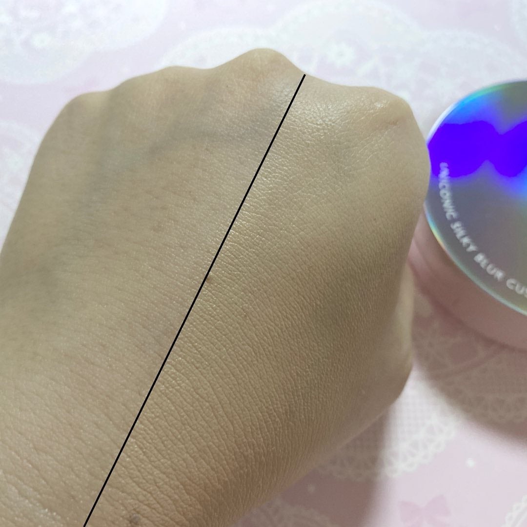 シルキーブラークッション/SELF BEAUTY/クッションファンデーションを使ったクチコミ(3枚目)