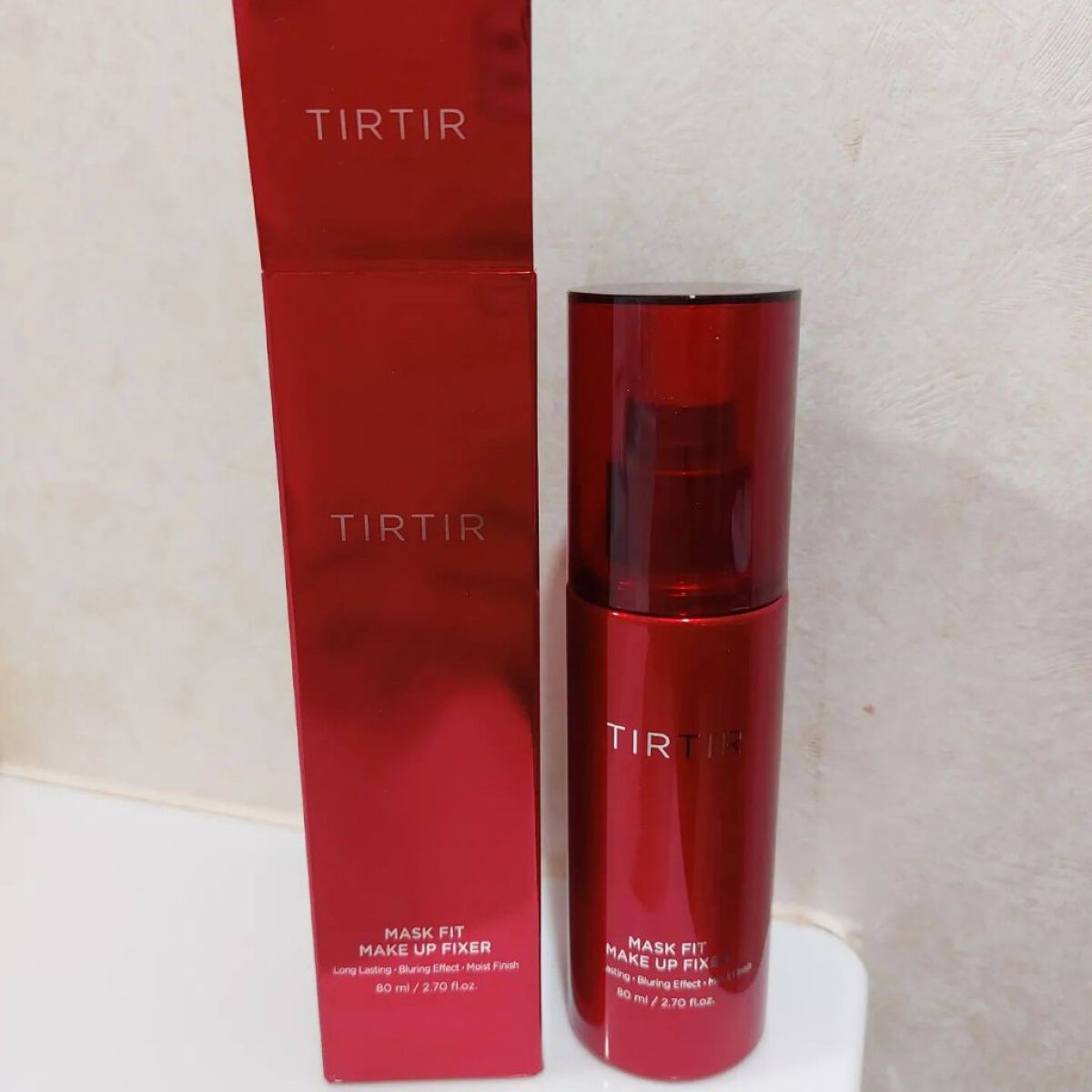 マスクフィット メイクアップフィクサー/TIRTIR(ティルティル)/フィックスミストを使ったクチコミ（3枚目）