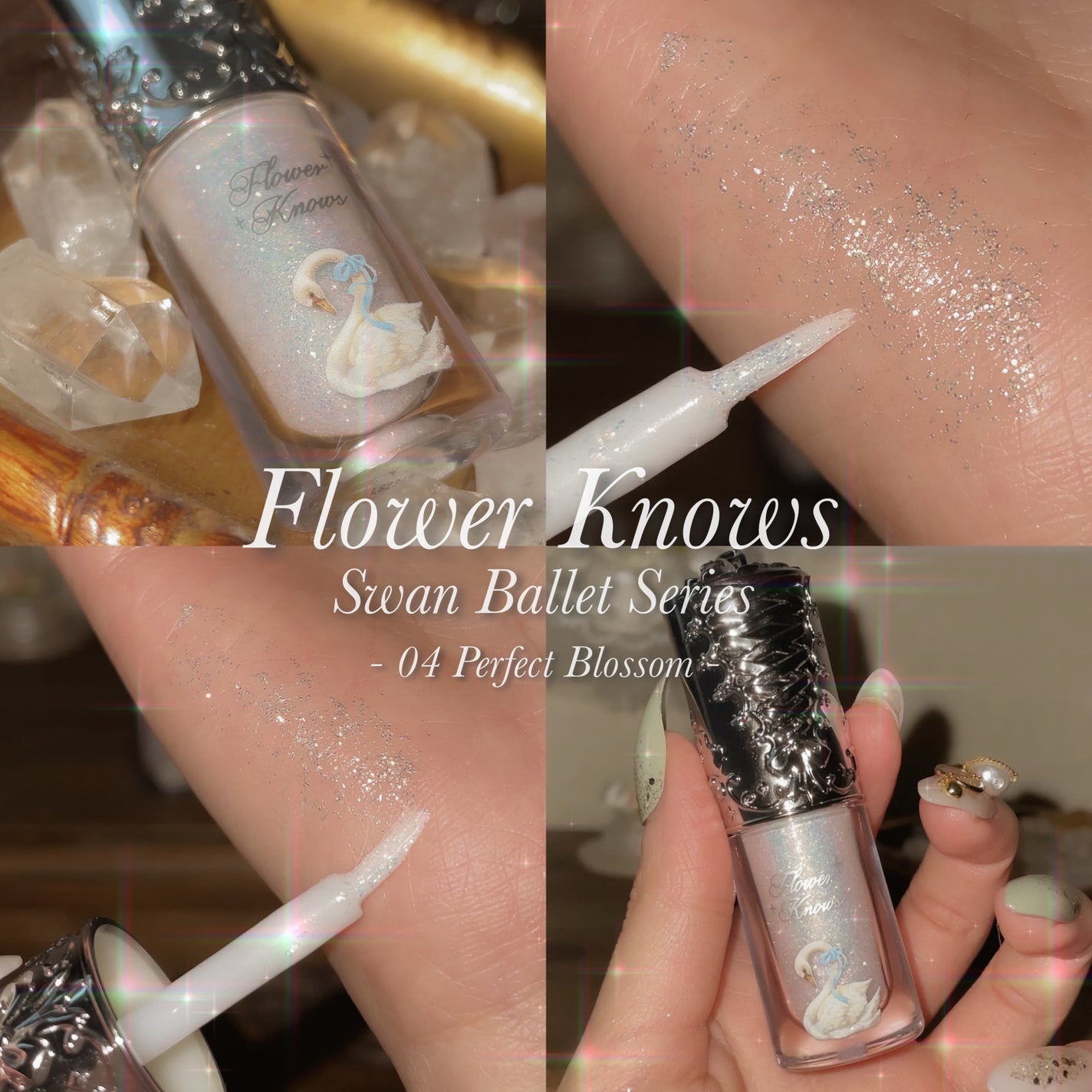 フラワーノーズ スワンバレエシリーズ リキッドアイシャドウ/FlowerKnows/リキッドアイシャドウを使ったクチコミ(1枚目)