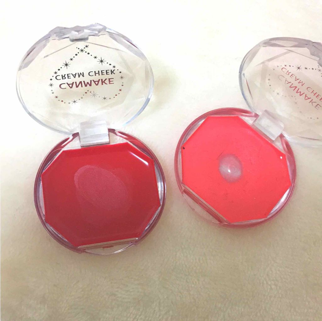 クリームチーク(クリアタイプ)/キャンメイク/ジェル・クリームチークを使ったクチコミ(2枚目)