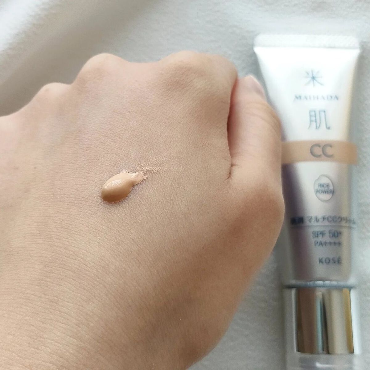 肌潤　マルチCCクリーム/米肌/CCクリームを使ったクチコミ（3枚目）