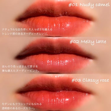 チュルンリップティント/hina cosmetics/リップグロスを使ったクチコミ（4枚目）