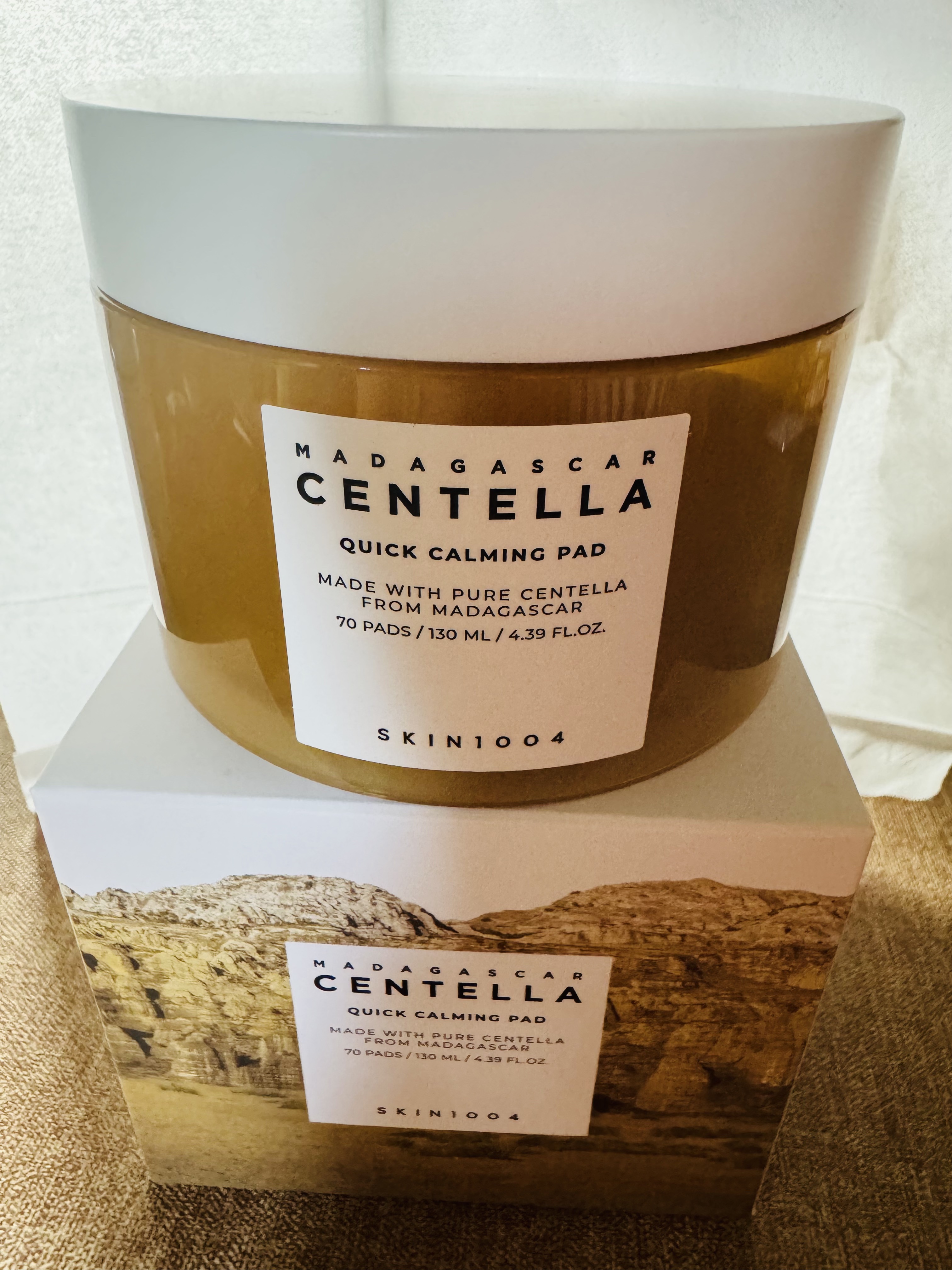 センテラ クイックカーミングパッド/SKIN1004/トナーパッドを使ったクチコミ（1枚目）