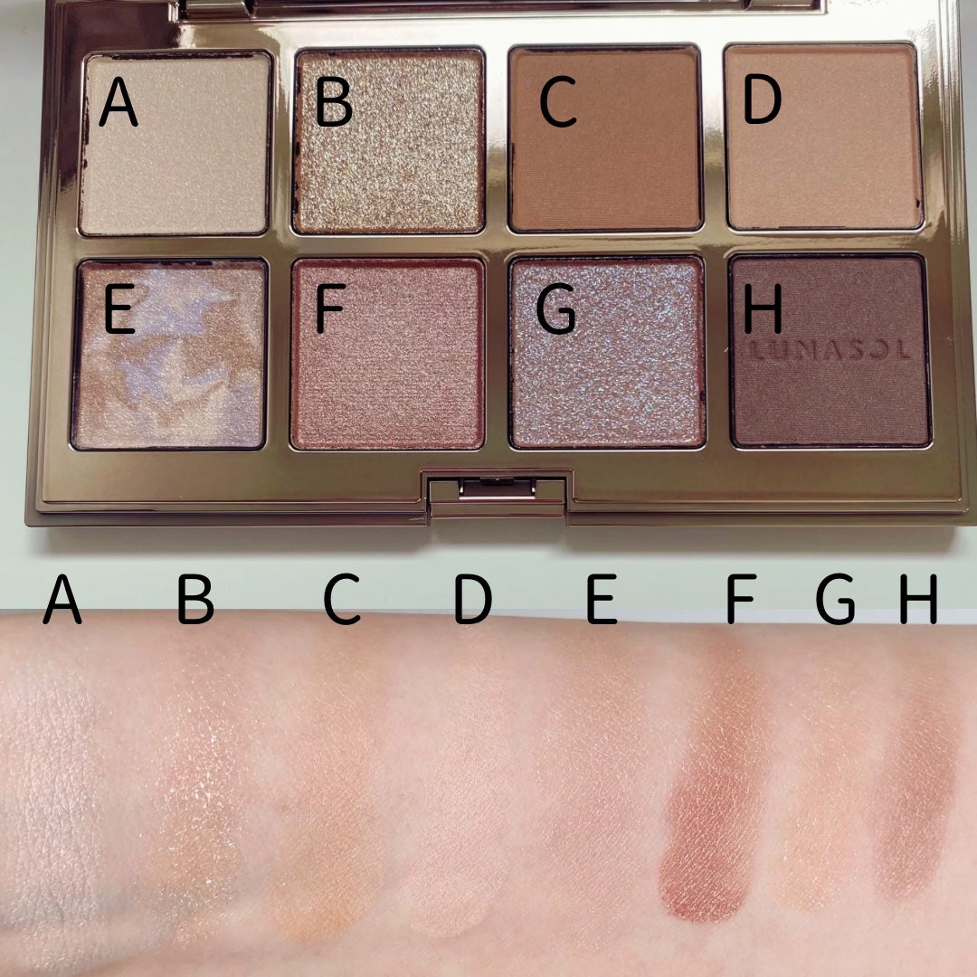 アイカラーレーション スペシャルエディション/LUNASOL/アイシャドウパレットを使ったクチコミ(3枚目)