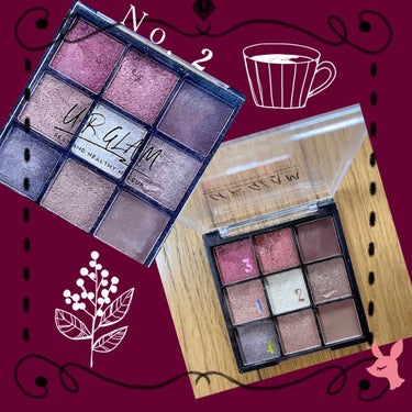 UR GLAM　BLOOMING EYE COLOR PALETTE/U R GLAM/アイシャドウパレットを使ったクチコミ（1枚目）